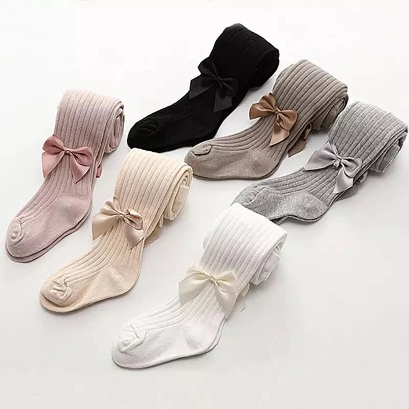Bow Tights - Little Babybox