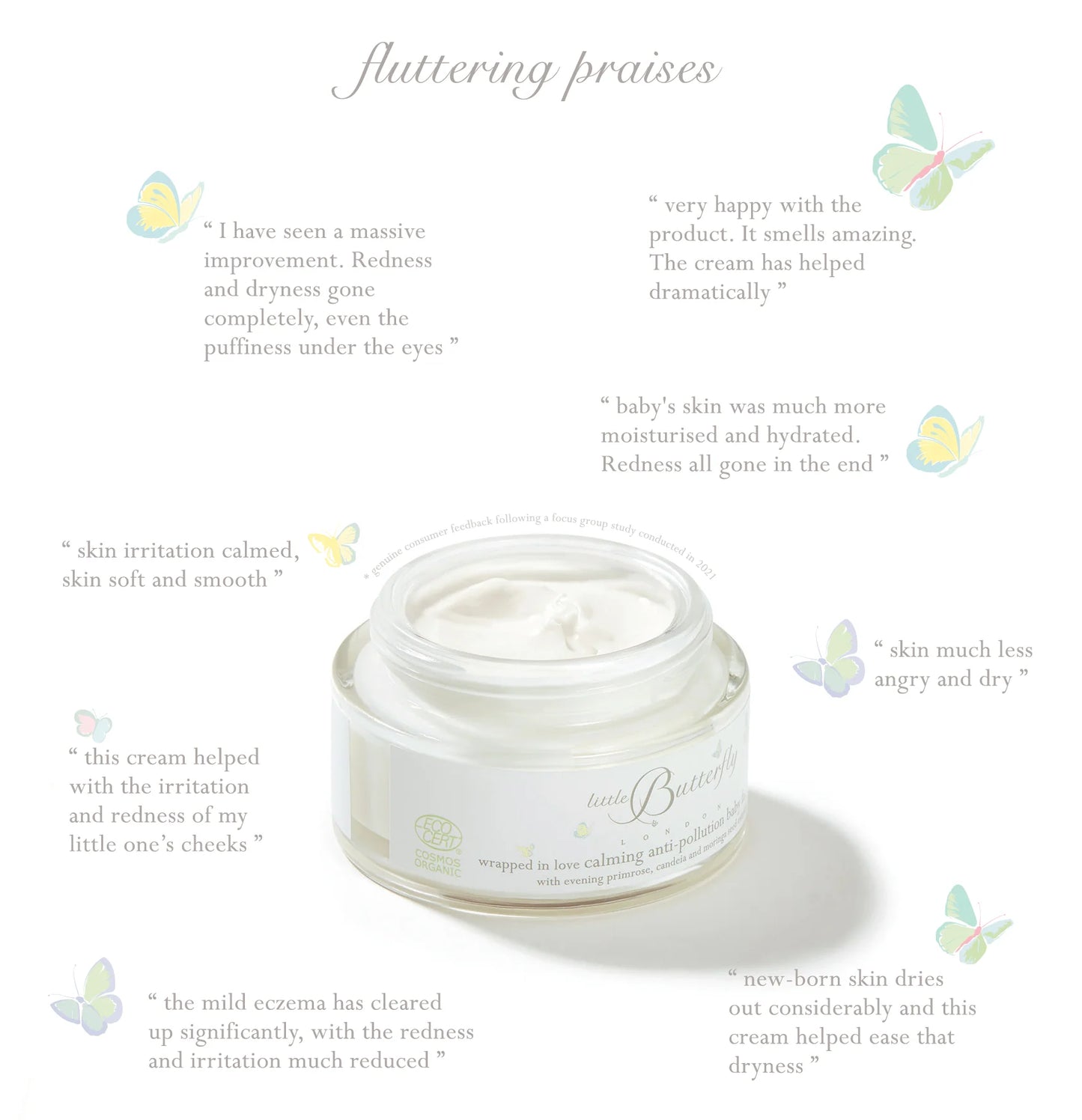 Wrapped in Love - Calming Anti-Pollution Baby Face Cream 12.5ml - Little Babybox