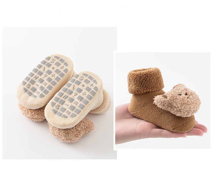 Little Teddy Grip Socks - Little Babybox