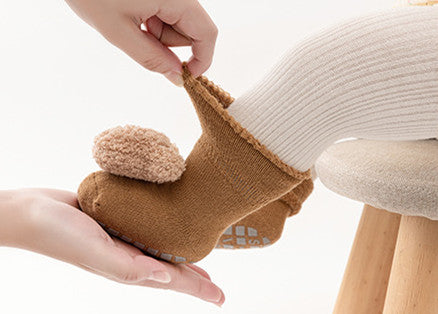Little Teddy Grip Socks - Little Babybox