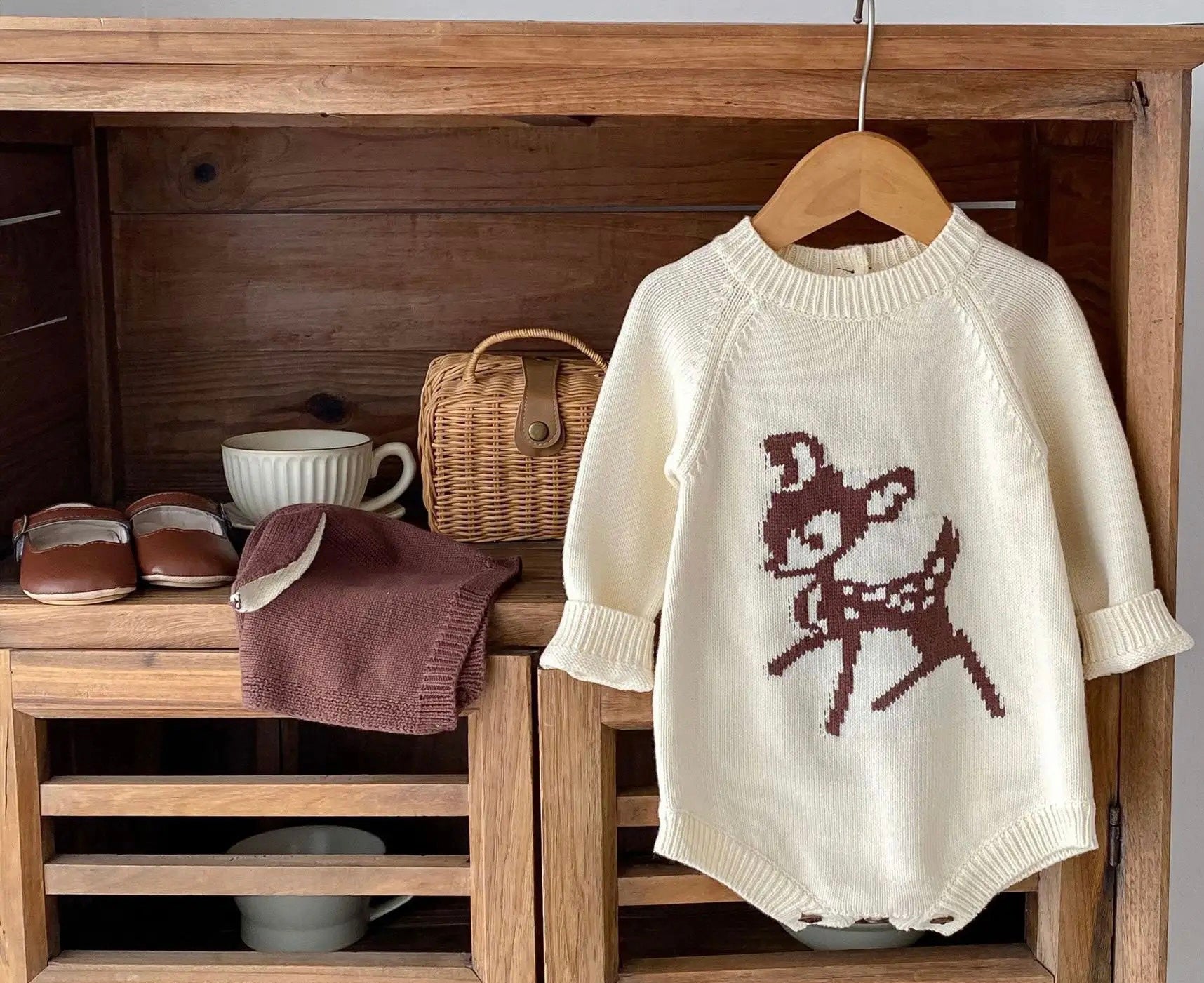 Bambi 2 Piece Knit Set - Little Babybox