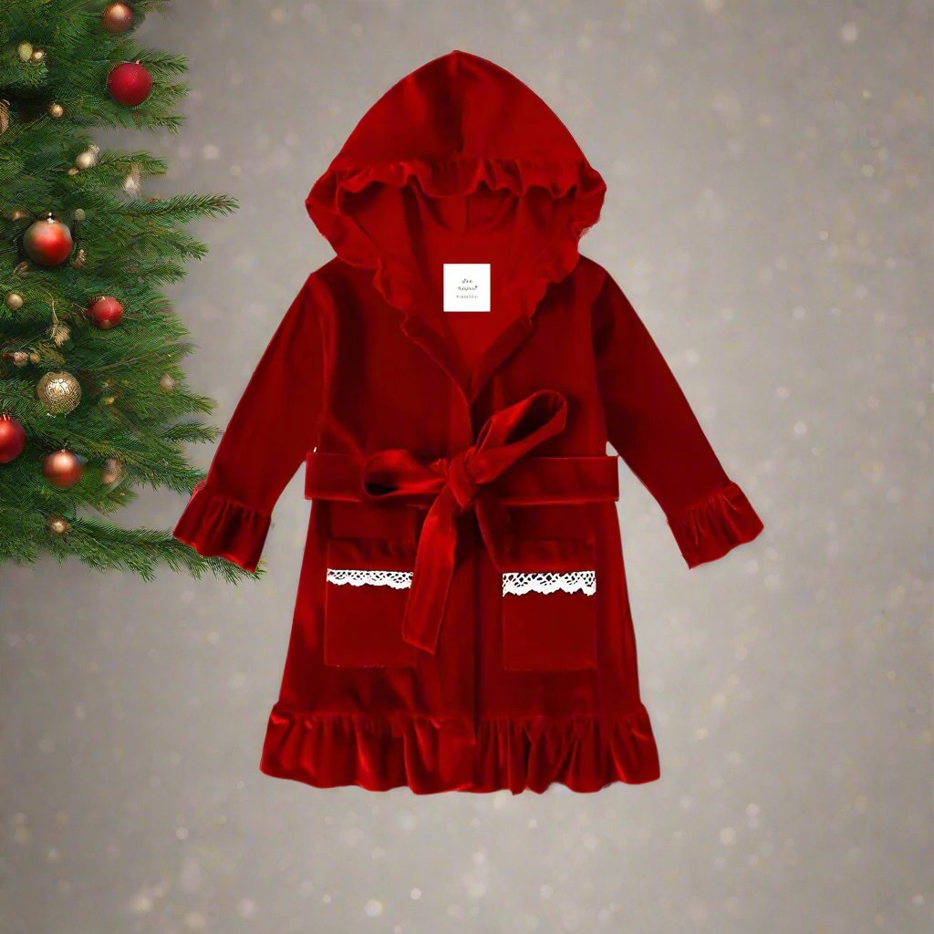 Christmas Dressing Gown for Girls - Little Babybox