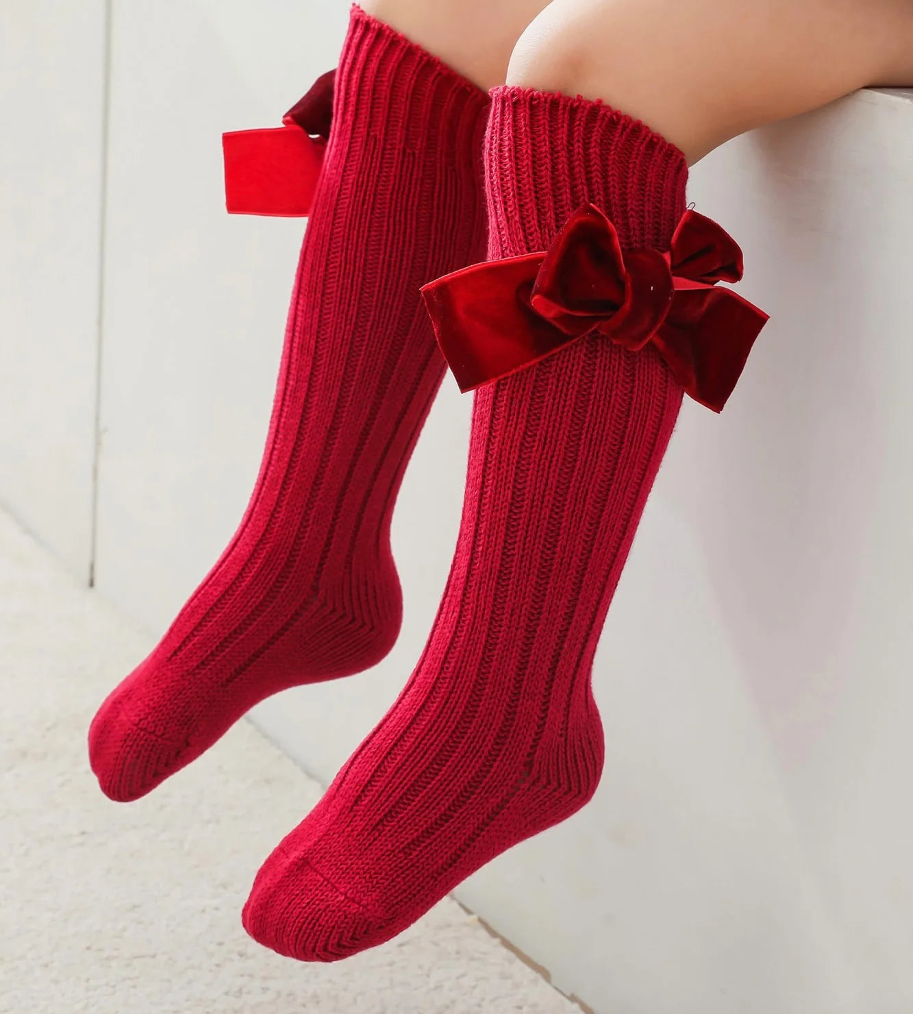 Bow Knee High Socks - Little Babybox