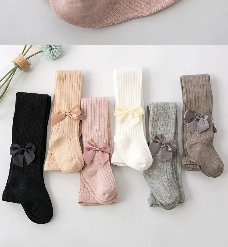 Bow Tights - Little Babybox