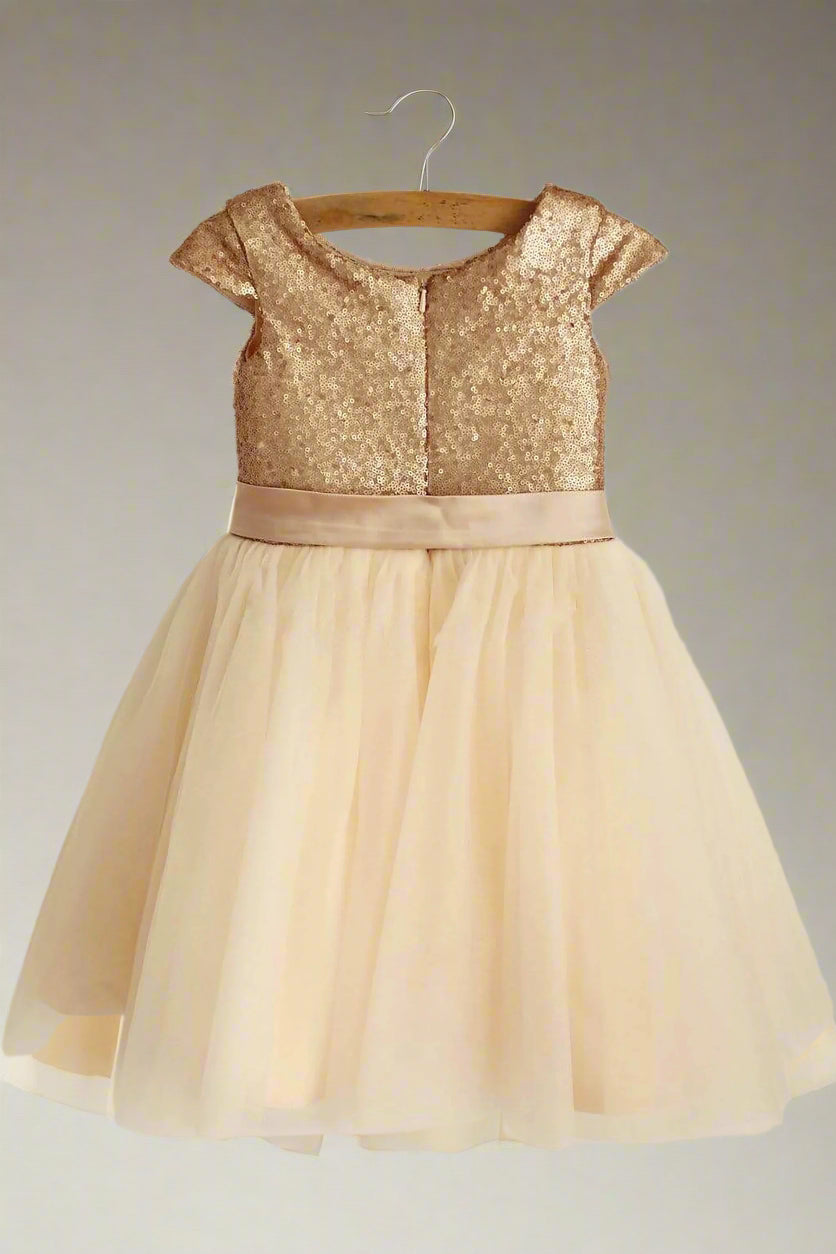 Champagne Gold Party Dress