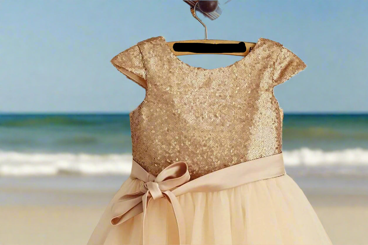 Champagne Gold Party Dress