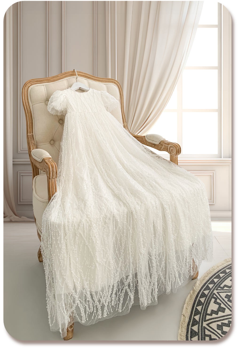 Darcy Heirloom Christening Gown - Little Babybox