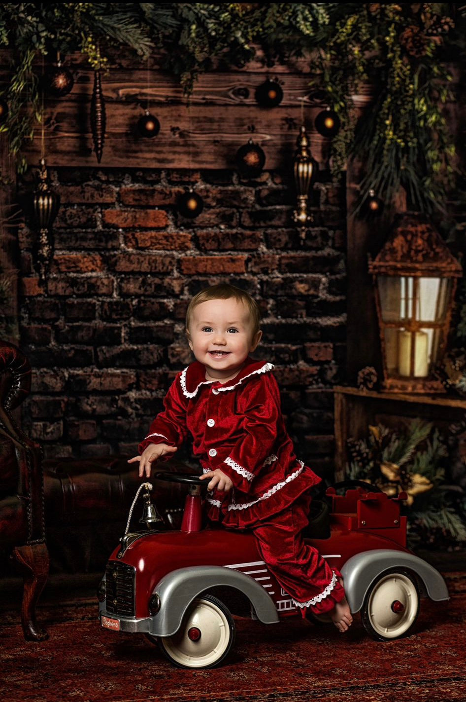 Christmas Pyjamas - Red Velvet Christmas PJs - Girls - Little Babybox
