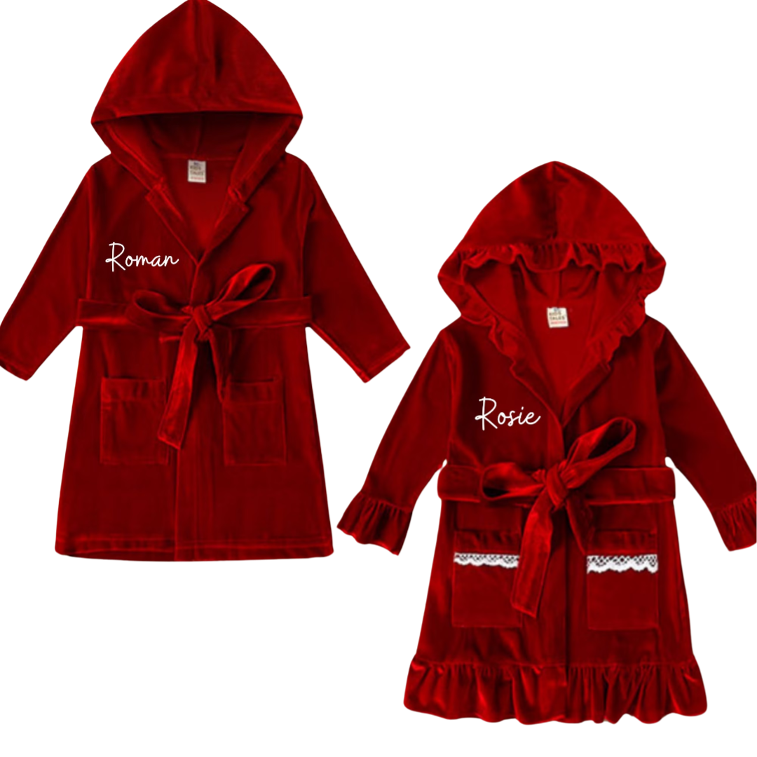 Christmas Dressing Gown for Girls - Little Babybox