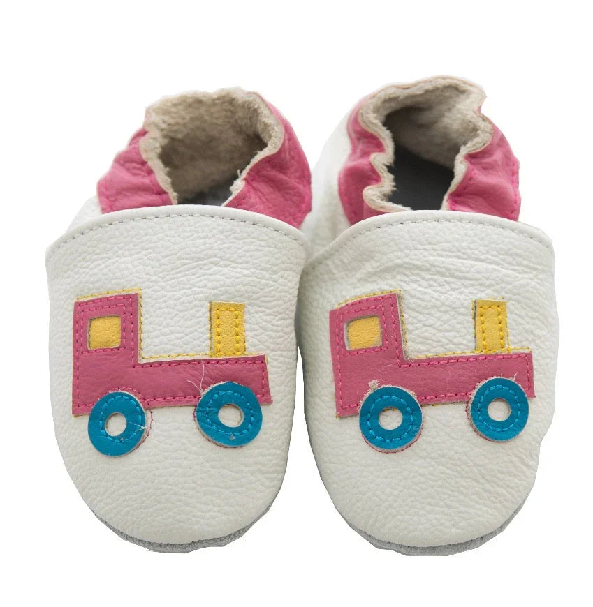 First Steps Baby Shoes - Little Train - Little Babybox