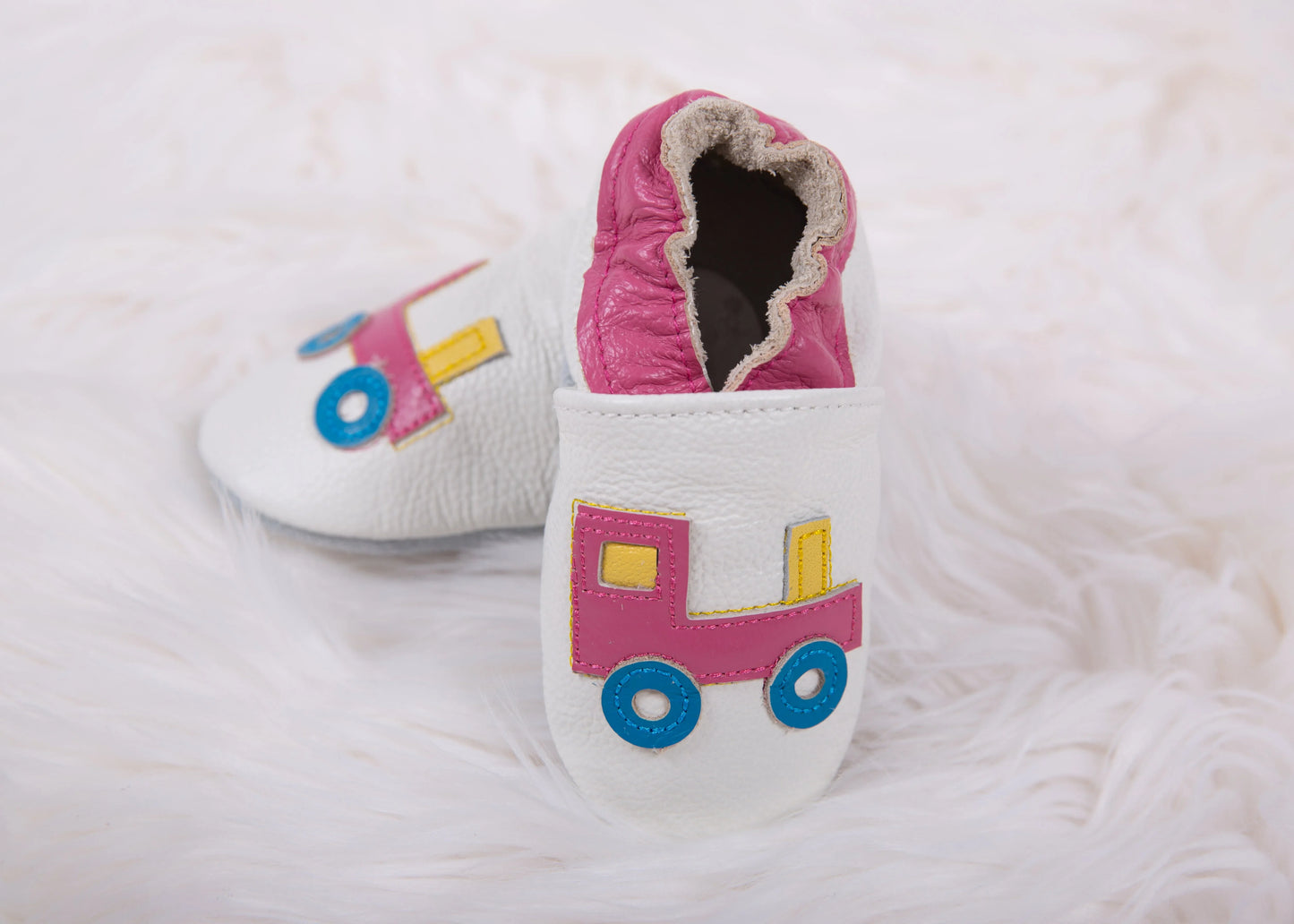 First Steps Baby Shoes - Little Train - Little Babybox