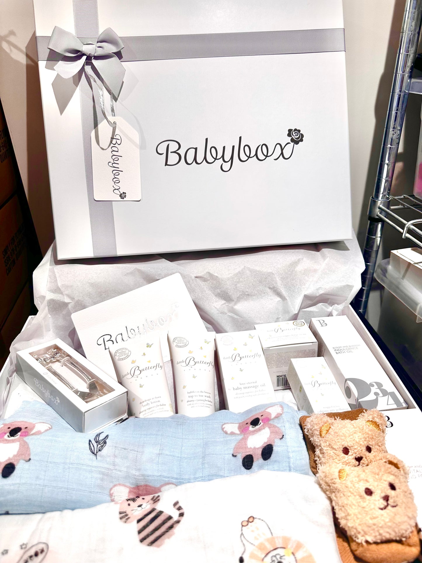 Verwöhn-Baby-Geschenkbox