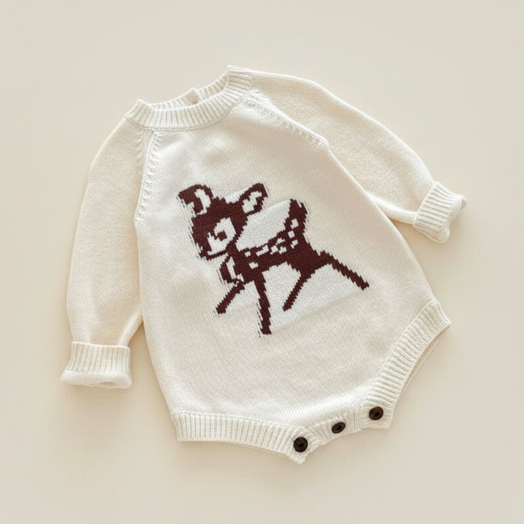 Romper from Bambi 2 Piece Knit Set - Little Babybox