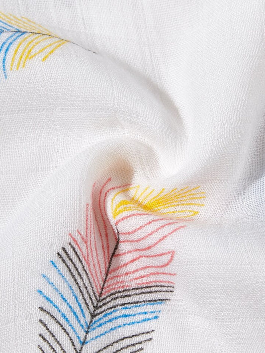 Feather Pattern Swaddle - Little Babybox