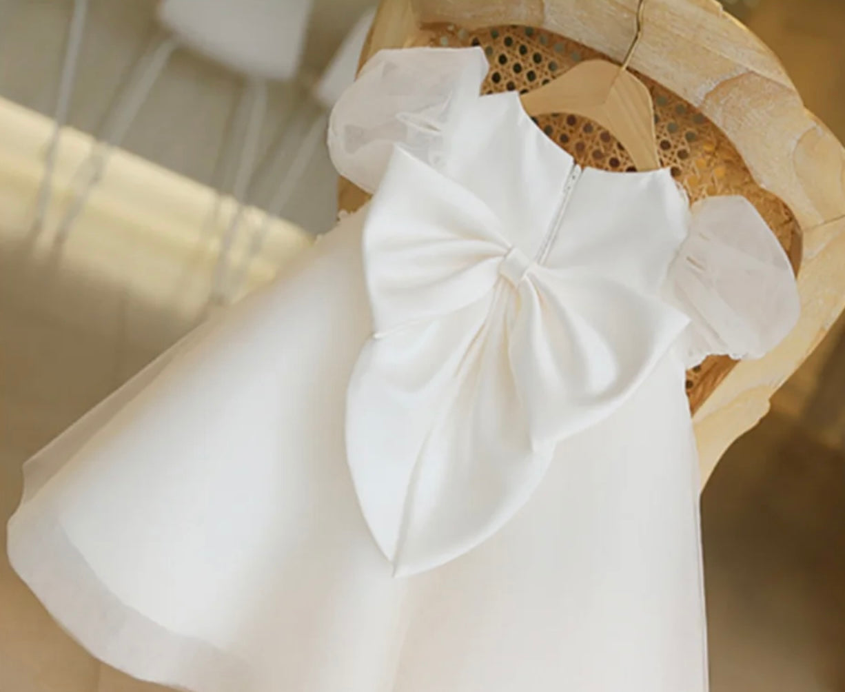 Grace Special Occasion Dress Bow Detail on Back