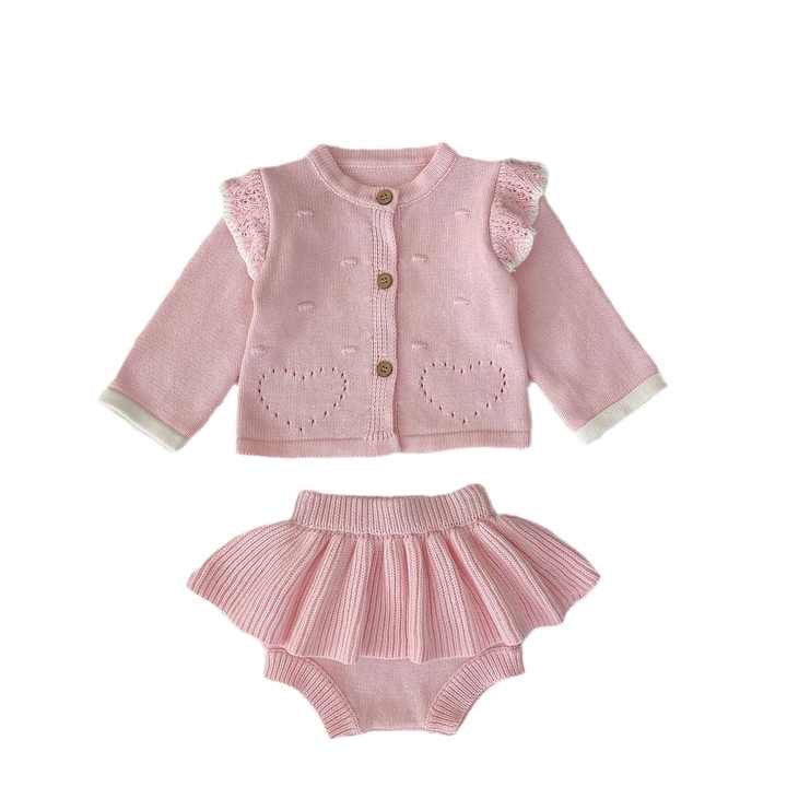 Bambino Pink 2 Piece Set front view