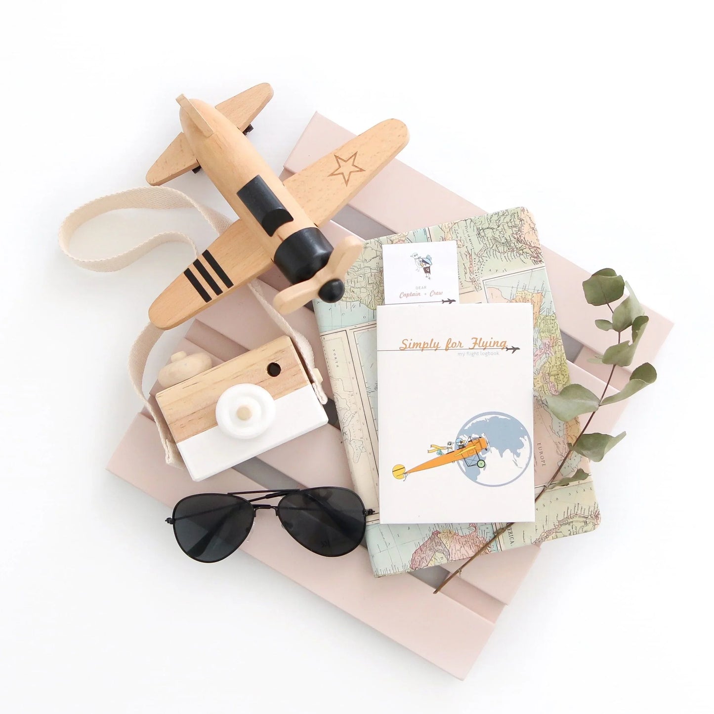 Simply for Flying Logbook with travel props - Little Babybox
